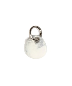 Hot Selling White Cloud Resin Keychain Gunmetal Ring Minimalist Key Holder Bag Charm Stylish <b>Car</b> Keyring Fashion Gift - Product Image 1