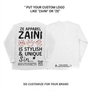 Premium 360 Grams Cotton Fleece Half Zip <b>Sweatshirt</b> <b>White</b> Custom Screen Print Logo Regular Fit Windproof Breathable Eco-Friendly - Product Image 1