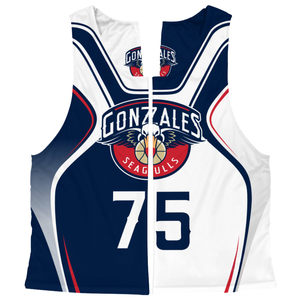 140gsm <b>Plus</b> <b>Size</b> Lightweight <b>Mesh</b> Reversible Lacrosse Pinnies Men Blank Breathable Open Hole Team Scrimmage Vests Custom - Product Image 3