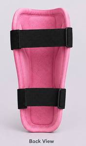 Espinilleras de Fútbol de EVA Rosa con Protección para Piernas y Cierres de Velcro - Product Image 3