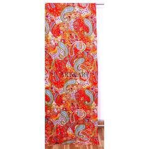 Couvre-lit Kantha fait main à l'impression Jaipuri, 100% coton, imprimé à la main, motif floral, poids du tissu 220g, origine Rajasthan - Product Image 2