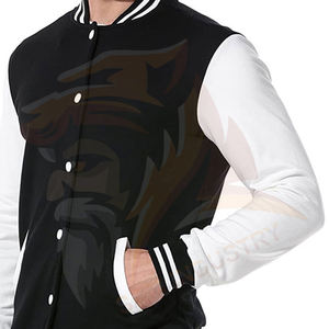 Chaquetas Varsity Lisas para Hombre de Diseño Personalizado, Productos de Moda, Chaquetas Varsity para Uso en Exteriores para el Invierno - Product Image 4