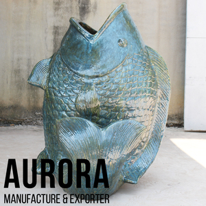 Vente en gros de statues d'animaux en céramique à prix d'usine, décoration florale avec logo personnalisé - Product Image 2