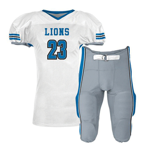 Uniformes de Fútbol Americano Fabricados en Pakistán, Uniformes Transpirables de Tela de Poliéster y Elastano de la Mejor Calidad - Product Image 4
