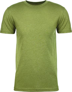 Camiseta de Cuello Redondo para Hombre, Color Verde Oliva, 100% Algodón, Manga Corta, Informal, Color Sólido, Transpirable, Ligera, para Verano - Product Image 3