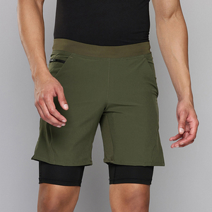 Pantalones cortos para correr 2 en 1 de secado rápido para hombre, pantalones cortos deportivos transpirables con cintura elástica - Product Image 6
