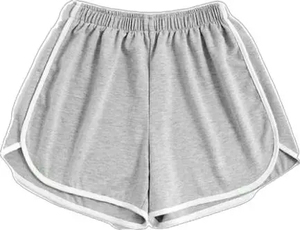 Shorts de Punto Negros para Mujer con Franja Lateral Blanca, Cintura con Cordón Ajustable, Estilo Casual, Diseño Transpirable, Nuevo Modelo 2026 - Product Image 5