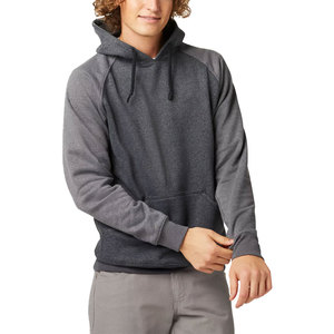 Custom Wholesale Two Tone <b>Raglan</b> Men's Hoodie Pullover Grey Sweatshirt Fleece Cotton Polyester Casual Streetwear Hooded <b>Top</b> - Product Image 3