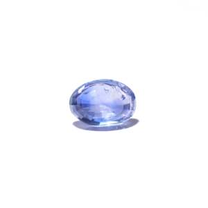 Loose 6 Carat Sky Blue Sapphire Oval Cabochon Gemstone for Fine Jewelry - Product Image 2