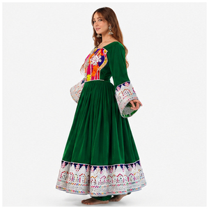 Beautiful Designer Afghani Pakistani Dresses Traditional Lace Latest New Trendy Women Bridal Party Wear Afghani Dress - Product Image 4