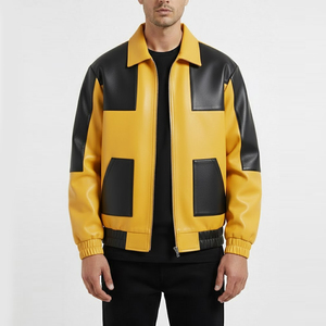 Genuine Sheep <b>Leather</b> Animal Skin <b>Leather</b> <b>Jacket</b> For Men Style Unique <b>Real</b> <b>Leather</b> <b>Jacket</b> For Men Motorcycle Winter <b>Jacket</b> Men - Product Image 1