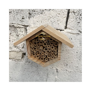 Casa para Abejas de Madera Natural Ecológica a Precio Económico, Hecha a Mano, Moderna y de Lujo, con Marco de Acero Inoxidable, Impermeable, para Interiores - Product Image 4