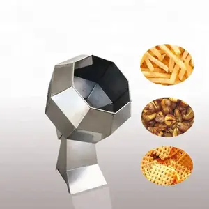 Noix commerciales cacahuète pop-corn noix de cajou frites chips de pommes de terre flocons de maïs revêtement de tambour aromatisant collation assaisonnement mélangeur Machine