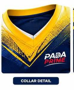 Pada Prime Basketball Uniform Set Biru Kuning Sublimasi Print Celana Pendek Jersey Bernapas Dewasa Unisex 11 - Product Image 3