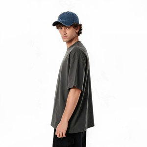 Camiseta Oversize de Algodón 2026, Corte Holgado, Cuello Redondo, Manga Corta, Transpirable, Suave, Estilo Urbano, Uso Diario, Secado Rápido - Product Image 3