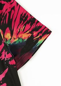 เสื้อยืดโอเวอร์ไซส์ผ้าฝ้ายถัก 100% คุณภาพพรีเมียม ย้อมสีแบบไทได ล้างสีขาว พร้อมสกรีนโลโก้ตามสั่ง ขายส่ง สไตล์ฮิปฮอป สตรีทแฟชั่น ระบายอากาศได้ดี - Product Image 4