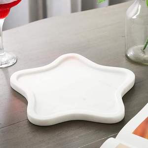 Elegant Marble Serving <b>Tray</b> for Coffee <b>Snack</b> Food Serving And Holiday Decoration At Cheap Price - Product Image 4