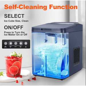 PSZ6D Macchina per Ghiaccio Automatica Smart da 12kg/giorno in PVC, per Casa e Campeggio, Senza BPA - Product Image 4