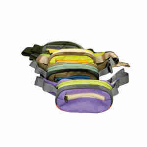Oxford cloth 300D OEM logo light and <b>Small</b> Waist <b>Bag</b> mutil-color match Fashion Men's and Women's <b>sport</b> hiking <b>Bag</b> - Product Image 1