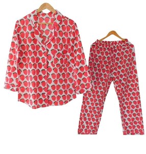 ชุดนอนผ้าฝ้ายพิมพ์ลายสัตว์สำหรับผู้หญิง ยี่ห้อ Naaz Textile ชุดลำลองใส่สบายสำหรับฤดูร้อน เนื้อผ้านุ่ม ระบายอากาศได้ดี ผ้าฝ้าย 100% ความยาวระดับเข่า - Product Image 3