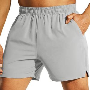 Venta al por mayor de pantalones cortos de playa de poliéster para hombres pantalones cortos para correr traje de baño pantalones cortos para hombres logotipo personalizado bordado - Product Image 1