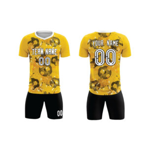 Ensemble Maillot et Short de Football Personnalisé OEM en Polyester Respirant à Séchage Rapide – Vêtements de Sport en Gros pour Équipes – Fabricant Marque Privée - Product Image 5