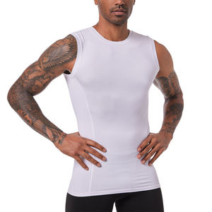 Chemises de sport OEM à séchage rapide en tissu Poly Tank, contrôle de l'humidité, vêtements de performance, approvisionnement en gros - Product Image 4