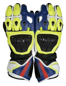 Gants de moto en cuir personnalisés pour la course, noirs, longs, résistants à l'usure, imperméables et respirants, pour l'extérieur, modèle PK - Product Image 1