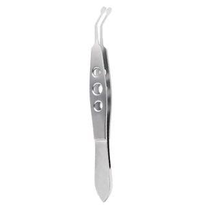 Pinces pour glandes de Meibom 3 mm de pointe, 10,5 cm, microchirurgie ophtalmique, acier inoxydable, manuelles, réutilisables, outil de précision - Product Image 2