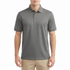 เสื้อโปโลชายคุณภาพดีที่สุด เป็นมิตรกับสิ่งแวดล้อม ผลิตจากผ้าฝ้ายออร์แกนิค ระบายอากาศได้ดี รับผลิตตามแบบ OEM บริการขายส่ง - Product Image 5