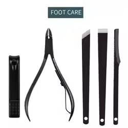 Kit Profesional de Manicura y Pedicura al por Mayor, Set de Cuidado de Uñas con Cortaúñas, Empujador de Cutículas, Tijeras y Estuche Metálico de Viaje - Product Image 3