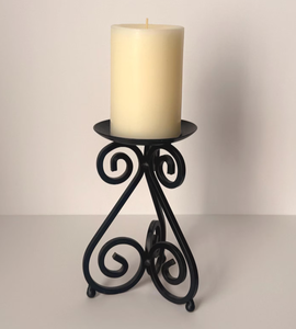 Support et bougeoirs en fonte noire mat pour mariage – Éclairage élégant pour vos moments mémorables - Product Image 2