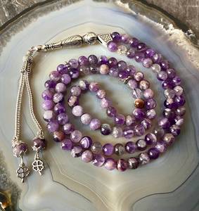 Rosario Tasbih Faturan 100% Resina, Cuentas Hechas a Mano de Alta Calidad, Color Turquesa, Decoración Religiosa y Ecológica para el Hogar - Product Image 6