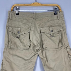 Pantalones Cargo de Lona para Hombre, Nuevos Diseños, Cintura Elástica, Múltiples Bolsillos, Corte Recto Informal, Transpirables, Peso Medio, para Otoño - Product Image 5