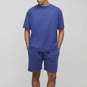 Nouveauté : Ensemble T-shirt et short grande taille avec logo personnalisé – Prix bas, haute qualité, respirant, tenue décontractée, options de taille et de couleur personnalisées - Product Image 1
