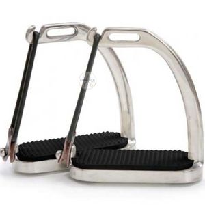 Estribos de seguridad Barefoot con jaula, 90 estribos de seguridad curvos de hierro islandeses - Product Image 4