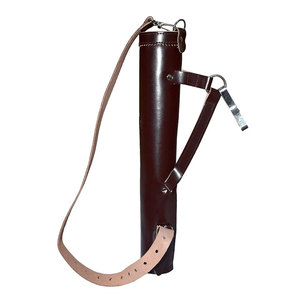 Sacoche de tir à l'arc en cuir pour l'extérieur, élégante, en matériau durable, avec ceinture réglable, pour la chasse, l'entraînement et les sports - Product Image 1