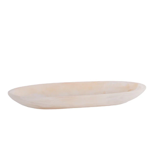 Bandeja Decorativa Multifuncional Rectangular de Resina con Patrón de Mármol Moderno FAIZA CRAFT, Plato para Servir Frutas Azul, Hecho a Mano - Product Image 5
