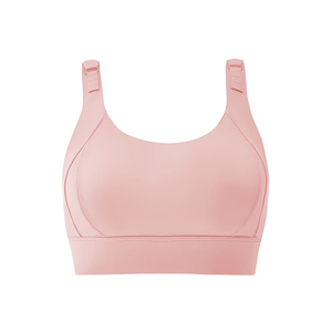 Nouvel Arrivage Soutien-gorge de Sport Femme Haute Qualité Respirant Logo Avant Fort Maintien Yoga Fitness Gym Col U Bretelles Réglables - Product Image 1