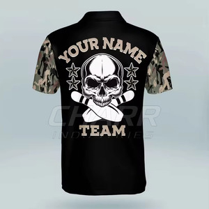 Camiseta de Manga Corta para Hombre, 100% Poliéster, Transpirable, Antibacteriana, Impermeable, de Secado Rápido, Tallas Grandes, Estampada, Bajo MOQ, Servicio OEM, Personalizable - Product Image 3