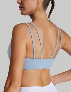 Soutien-gorge de sport à compression à séchage rapide pour femmes avec bande élastique douce pour la course à pied, l'entraînement, le yoga, la remise en forme et les performances athlétiques - Product Image 2