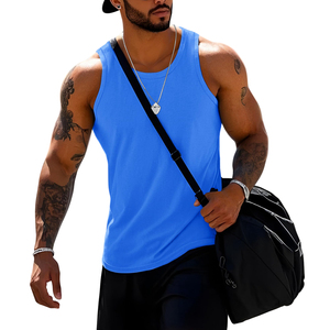 Débardeur de haute qualité pour hommes, différents coloris, sans manches, respirant et à séchage rapide, style sportif pour la gym. - Product Image 2