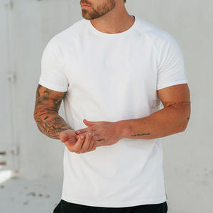 Camisetas de Gimnasio Personalizadas para Hombre, 100% Algodón Tejido, Impresión de Logotipo Personalizado, Ropa Deportiva, Anti-Pilling, Secado Rápido - Product Image 2