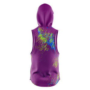 Hoodie sans manches pour homme de haute qualité, en coton, coupe classique, doux, léger, respirant, broderie 3D, hoodies sans manches pour homme - Product Image 4