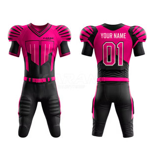 Uniforme de football américain respirant de qualité supérieure, uniforme personnalisé de l'équipe nationale de football, fabriqué au Pakistan, unisexe - Product Image 6
