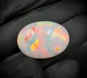 Ethiopian Natural <b>Opal</b> Oval shape Cabochon Cut Excellent Quality Multi Fire Best <b>pendant</b> Making Loosea - Product Image 5