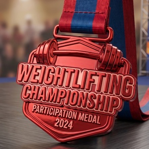 Medalla Deportiva Profesional Personalizada de Aleación de Zinc 3D para Maratón, Gimnasia, Premio de Carrera, Campeonato Mundial, Oro Offset - Product Image 1