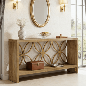 Consolle Lunga in Legno Massello Contemporanea per Casa, Appartamento e Hotel - Product Image 4