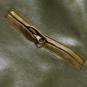 Chaqueta de Cuero para Hombre, Estilo Moderno, de Alta Calidad, con Tela de Lona, Color Sólido, Corte Ajustado, Venta al Por Mayor - Product Image 4