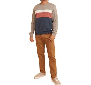 Sudadera Extra Grande Personalizada con Bordado, Sudadera Unisex de Algodón Premium Extra Grande y Transpirable con Diseño de Rayas para Hombre - Product Image 4